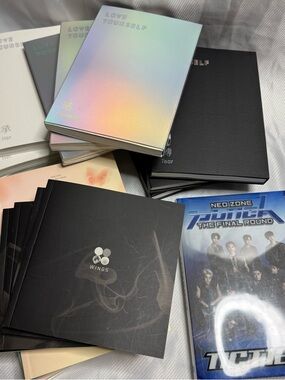 BTS 17 albums - love yourself her / tear / answer / wings / ITMFL 1 & 2 (+ NCT)